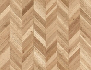 Chevron pattern wood flooring background creating a vintage parquet design texture
