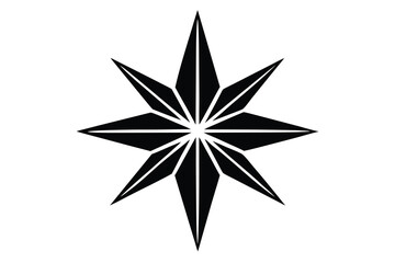 christmas star vector icon