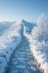 winter mountain landscape