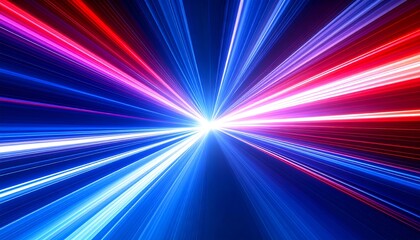 Abstract speed lines of light
