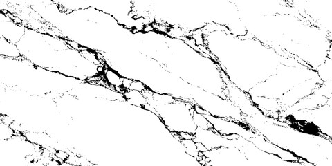 A high-resolution, close-up shot of a white marble or quartz surface with prominent, intricate black veining. The pattern should suggest natural stone,ideal for countertops, flooring,or wall cladding.