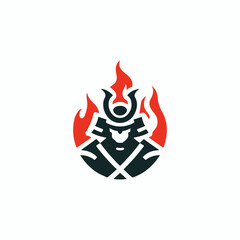 Samurai fire logo
