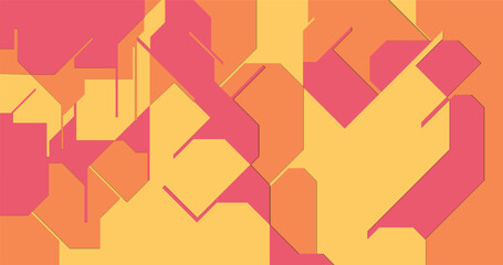 abstract techno cityscape, geometry