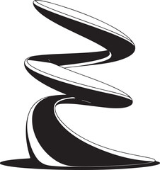 Bold Wave Silhouette Vector Art