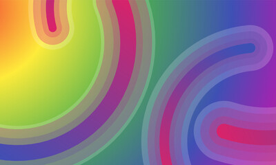 abstract colorful background with circles