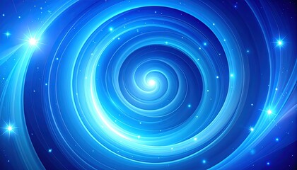 Abstract spiral background with glowing light