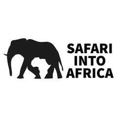 Safari Into Africa art concept