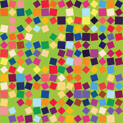 a pixelated color grid pattern