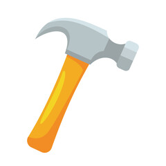 Hammer tool vector clip art for construction, woodworking, and carpenter equipment. Hammer clip art, clip art of hammer
