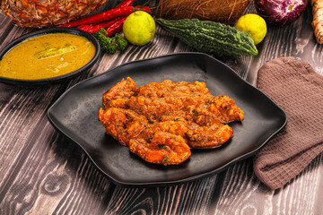 Indian cuisine - Prawns malabar masala