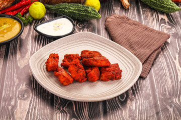 Indian cuisine - hot Fish Tikka