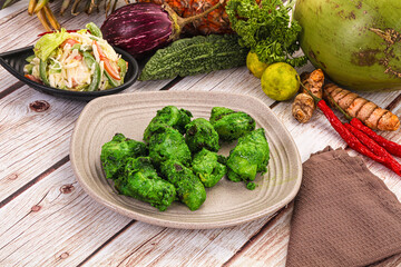 Indian green chicken mint tikka