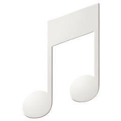 Simple Music Note Icon Graphic Design for Creative Projects