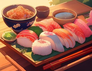 Generated image
日本食のイラスト