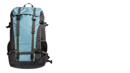 Light blue hiking backpack rucksack travel backpack gear outdoor backpack camping backpack trekking backpack