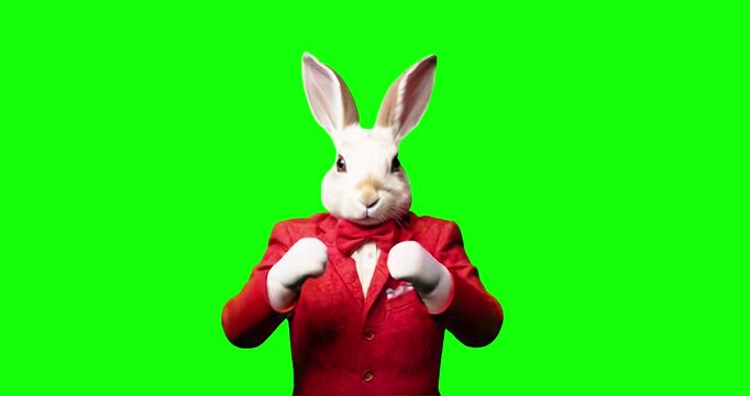 Fashion bunny rabbit