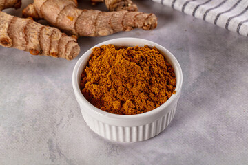 Indian spices - Curry powder heap