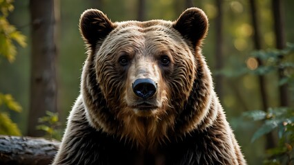 Fototapeta premium brown bear portrait