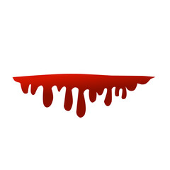 Blood drip set. Drop blood isloated white background. Happy Halloween decoration design