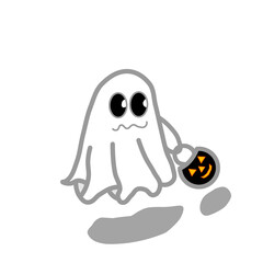 halloween ghost vector