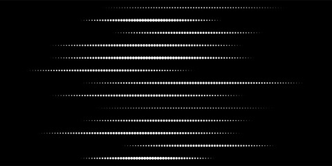 Set of halftone dots gradient pattern texture isolated on white background. Straight dotted spots using halftone circle dot raster texture. Vector blot half tone collection.