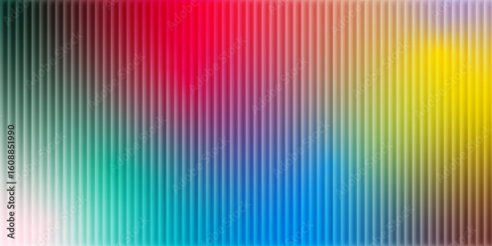 Canvas Prints abstract vibrant background with vertical black lines overlaying a multi-color gradient. shades of r