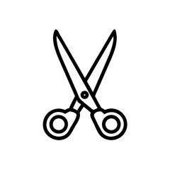 Scissors Icon for Creativity and Crafting Topics