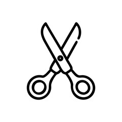 Scissors Icon for Creativity and Crafting Topics