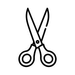 Scissors Icon for Creativity and Crafting Topics