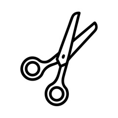 Scissors Icon for Creativity and Crafting Topics