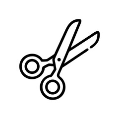 Scissors Icon for Creativity and Crafting Topics