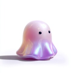 Cute Ghost Clipart with Hazy Effect