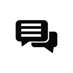 Chat icon set, Speech bubble icon, talk message Bubble chat icon, vector illustration EPS 10. 