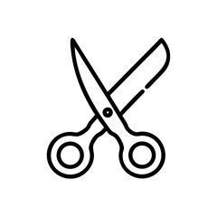 Scissors Icon for Creativity and Crafting Topics
