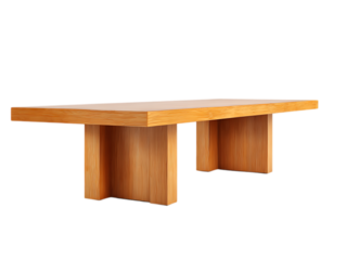 office conference table isolated on white background