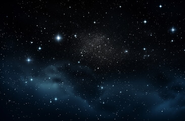 Obraz premium Stunning night sky filled with twinkling stars and celestial nebulas, cosmic wonder