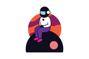 Adorable Cat Illustration Playful Kitten Poses in Vibrant Colors