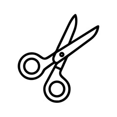 Scissors Icon for Creativity and Crafting Topics