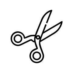 Scissors Icon for Creativity and Crafting Topics