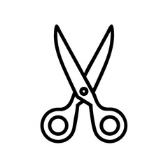 Fototapeta premium Scissors Icon for Creativity and Crafting Topics
