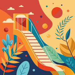 musical instruments seamless background