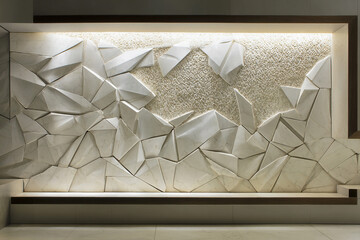 Rustic Stone Tile Wall Background