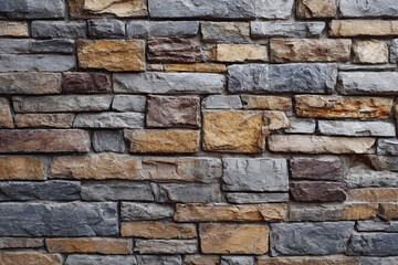 Fototapeta premium Rustic Stone Tile Wall Background