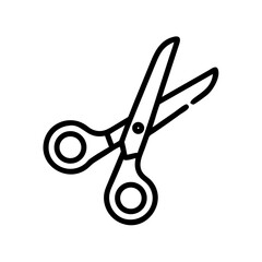 Scissors Icon for Creativity and Crafting Topics