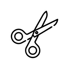 Scissors Icon for Creativity and Crafting Topics