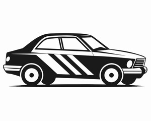 Naklejka premium Classic Automobile Design Vector Illustration Automotive Transport Vehicle