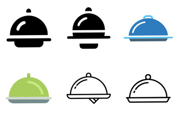 Food Tray Icon Vector Illustration