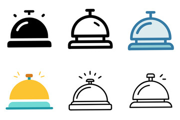 Hotel Bell Icon Vector Illustration