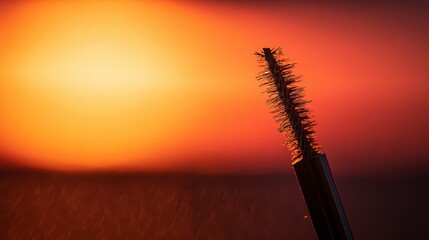 mascara on sunset view