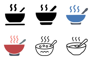 Soup Icon Vector Illustration